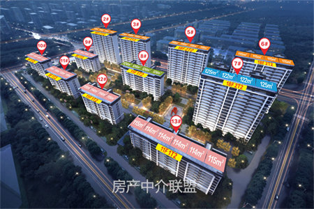 星尚城首付30来万证满2年小区总价最低！采光刺眼看房方便。